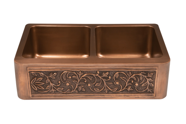 Copper Country Double Sink - 838mm