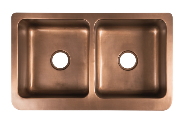 Copper Country Double Sink - 838mm