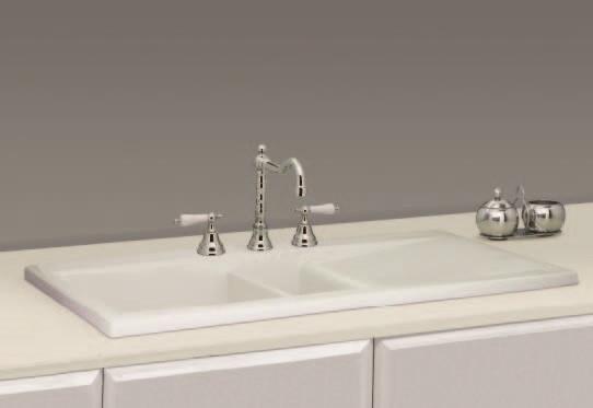 Ceramic Counter Mounted Sink