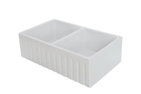 Double Fluted Kitchen Sink