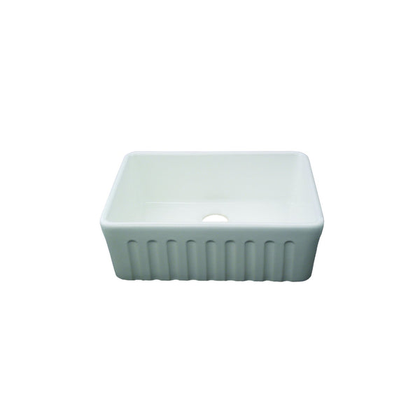 Fluted Fireclay Sink