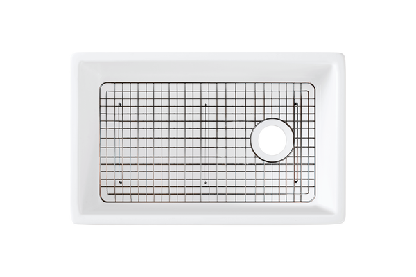 Large Butler Sink With Grid