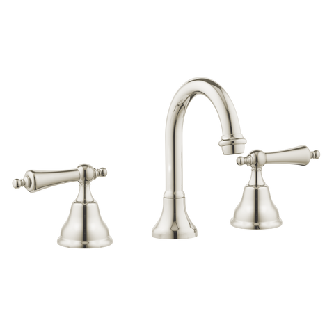 Colonial  Kitchen Taps - Goose Spout - Metal Lever