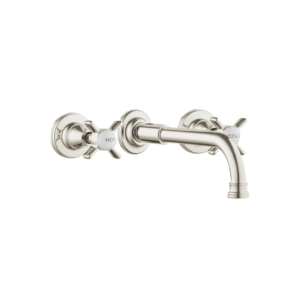 Art Deco Basin Three Hole Set