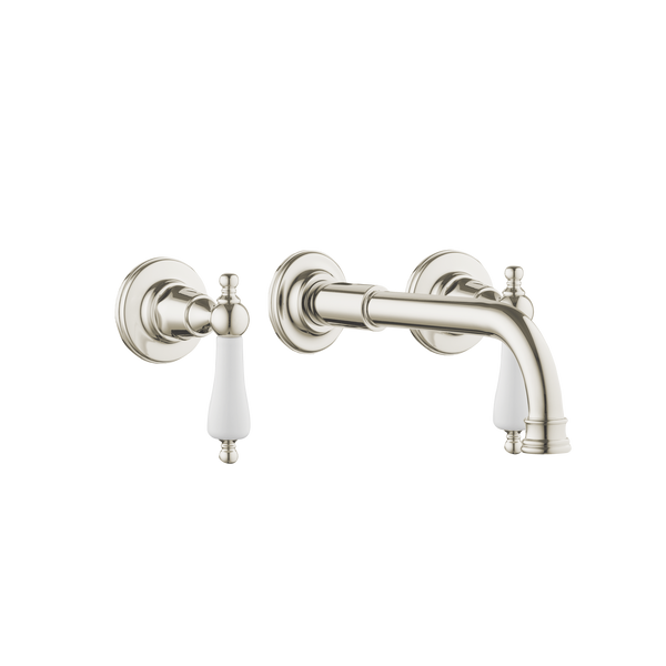 Art Deco Basin Three Hole Set