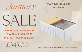 January Sale - Workstation Sinks 45% off and Free Accessories!!