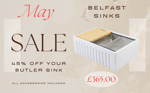 May Sale - Workstation Sinks 45% off and Free Accessories!!