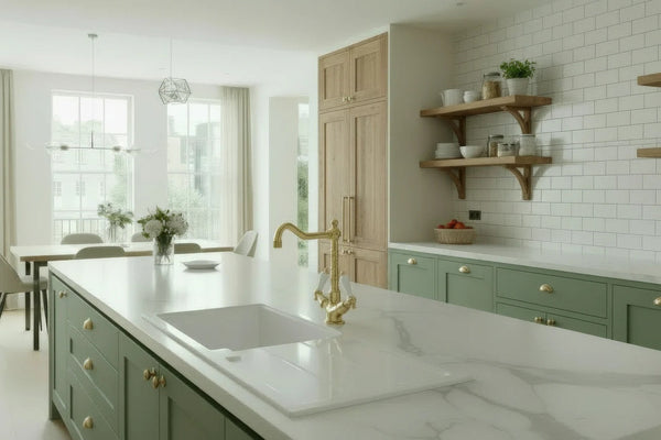 Counter Mounted Ceramic Kitchen Sink Collection