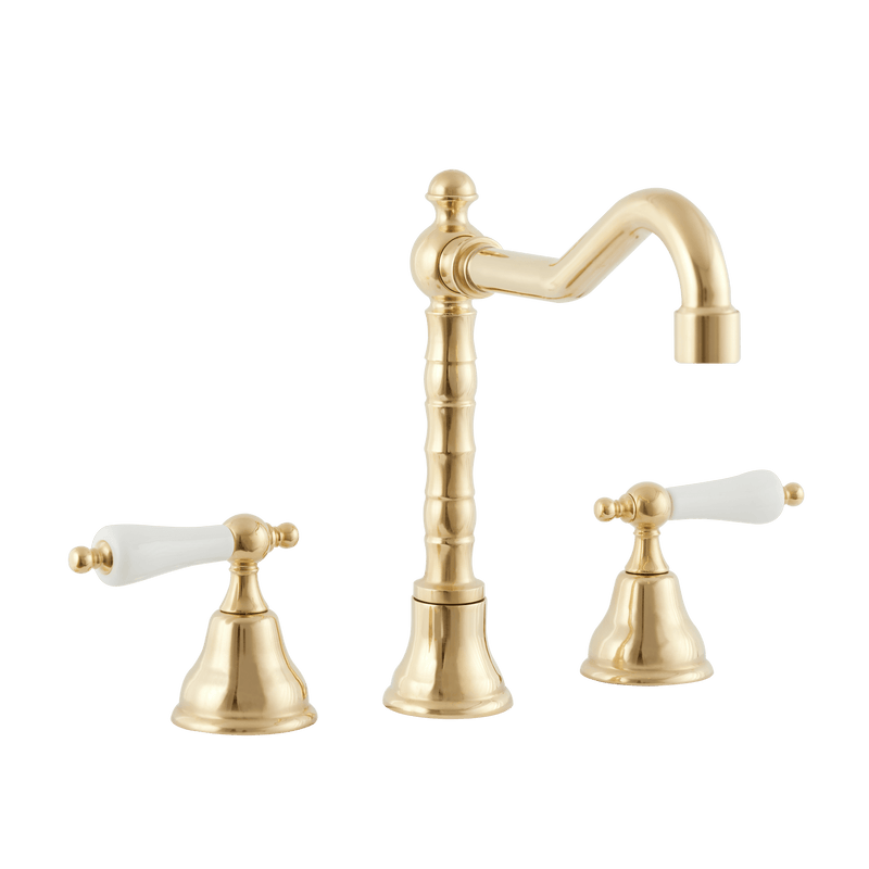 English Lever Kitchen Tap - English Tap Spout - Metal Levers