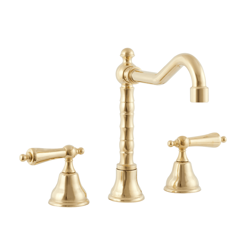 English Lever Kitchen Tap - English Tap Spout - Porcelain Levers