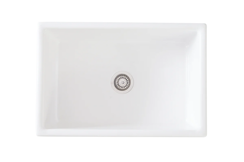 Christmas Special - Fluted Farmhouse Sink with Chopping Board, Grid, Grill, Colander & Waste - 762mm