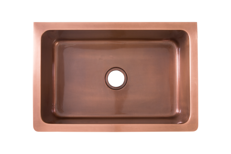 Copper Undermount Sink - Large