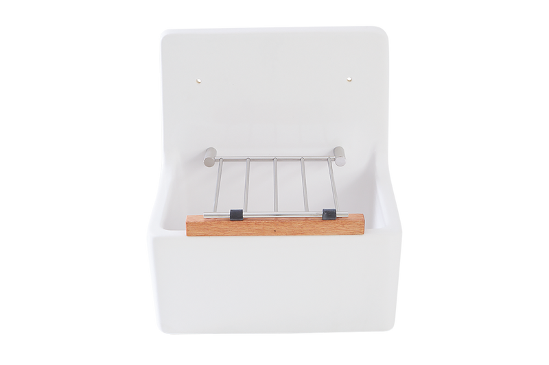 Scullery Fireclay Cleaners Tub 510 x 390 x 490mm With Grid