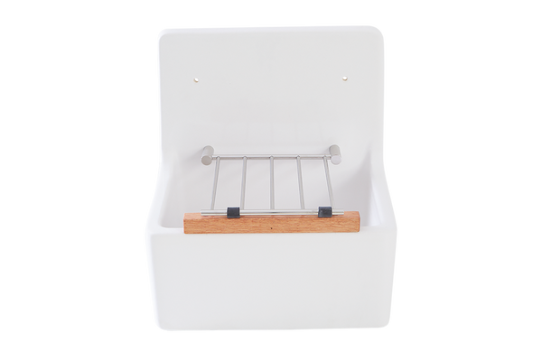 Scullery Fireclay Cleaners Tub 510 x 390 x 490mm With Grid