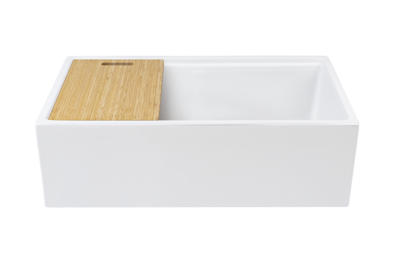 Christmas Special - Farmhouse Sink with Chopping Board, Grid, Grill, Colander & Waste - 762mm