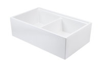 Christmas Special - Double Farmhouse Sink with Chopping Board, Grid, Grill, Colander & Waste - 840mm