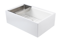 Christmas Special - Farmhouse Sink with Chopping Board, Grid, Grill, Colander & Waste - 762mm