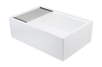 Christmas Special - Farmhouse Sink with Chopping Board, Grid, Grill, Colander & Waste - 762mm