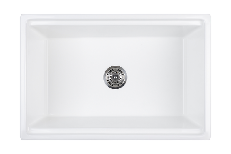 Christmas Special - Farmhouse Sink with Chopping Board, Grid, Grill, Colander & Waste - 762mm