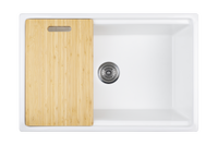 Christmas Special - Fluted Farmhouse Sink with Chopping Board, Grid, Grill, Colander & Waste - 762mm