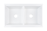 Christmas Special - Double Farmhouse Sink with Chopping Board, Grid, Grill, Colander & Waste - 840mm