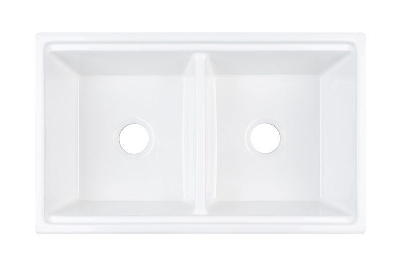 Christmas Special - Double Farmhouse Sink with Chopping Board, Grid, Grill, Colander & Waste - 840mm