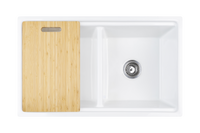 Christmas Special - Double Farmhouse Sink with Chopping Board, Grid, Grill, Colander & Waste - 840mm