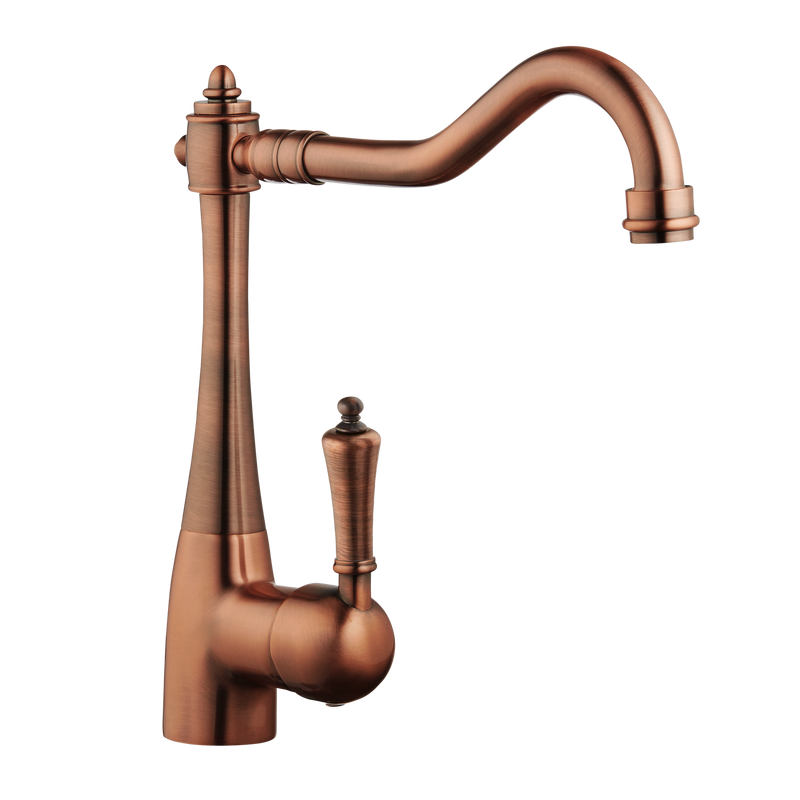 Traditional Kitchen Sink Mixer - Metal Lever