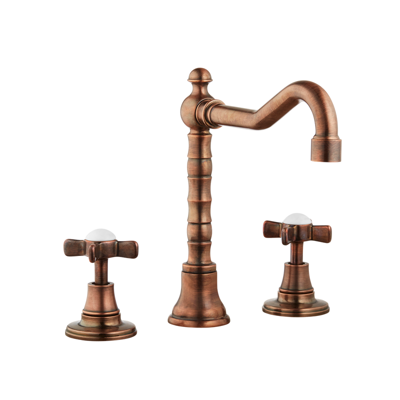 English Lever Kitchen Tap - English Tap Spout - Porcelain Levers