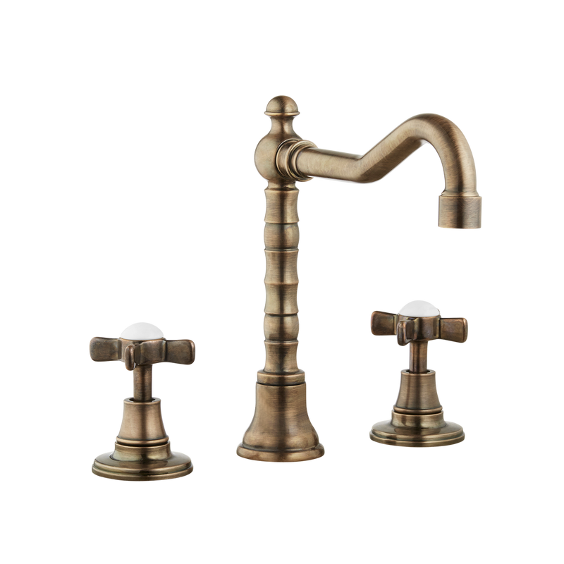 English Lever Kitchen Tap - English Tap Spout - Porcelain Levers
