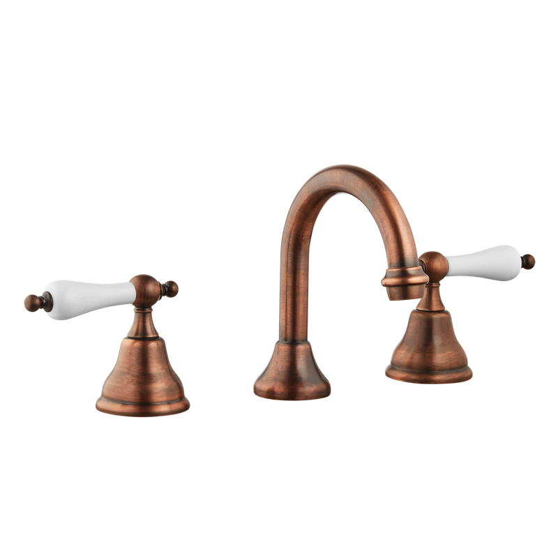 English Lever Kitchen Tap - English Tap Spout - Porcelain Levers