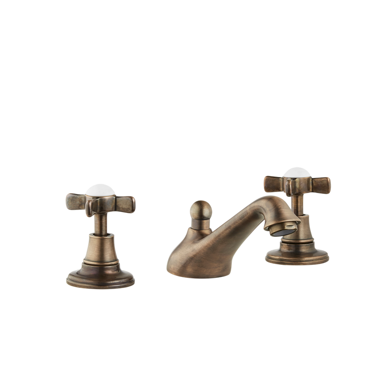 English Lever Kitchen Tap - English Tap Spout - Cross Handles