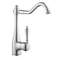 Traditional Kitchen Tap - Porcelain Lever