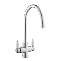 Victorian Kitchen Tap - Metal Levers