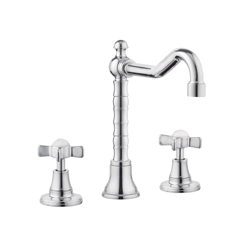 English Lever Kitchen Tap - English Tap Spout - Cross Handles
