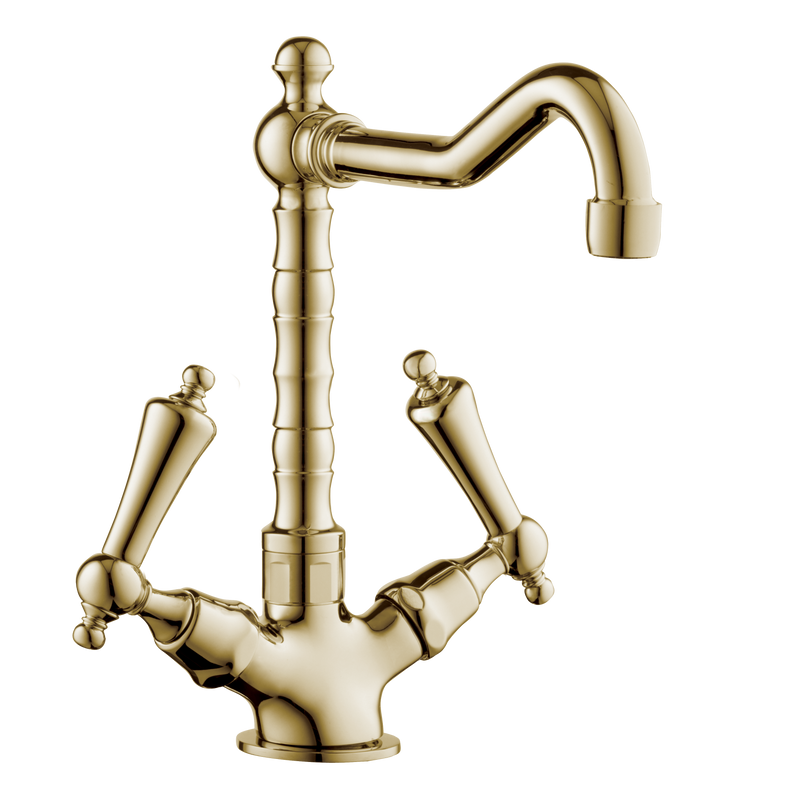 Country Kitchen Tap - Porcelain Levers