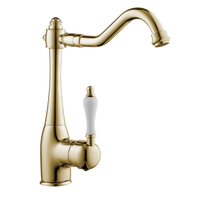 Traditional Kitchen Sink Mixer - Metal Lever