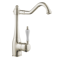 Traditional Kitchen Tap - Porcelain Lever