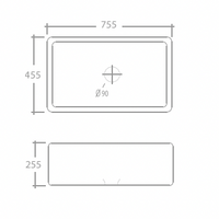 Christmas Special - English Farmhouse Kitchen Sink - 755 * 500 x 250mm
