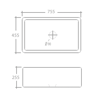 Christmas Special - English Farmhouse Kitchen Sink - 755 * 500 x 250mm