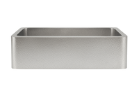Stainless Steel Hammered Single Bowl Sink - 838mm