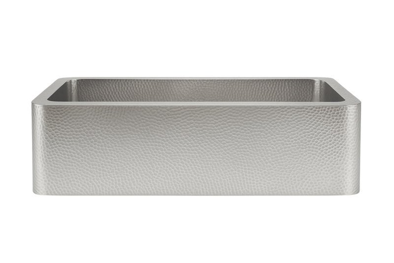 Stainless Steel Hammered Single Bowl Sink - 838mm
