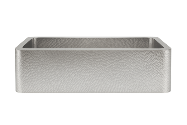 Stainless Steel Hammered Single Bowl Sink - 838mm