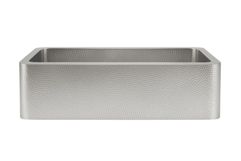 Stainless Steel Hammered Single Bowl Sink - 838mm