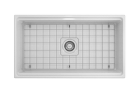 Black Friday Special - Farmhouse Sink with Chopping Board, Grid, Grill, Colander & Waste - 762mm