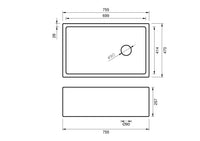 Butler Sink - Large 755 x 450 x 250mm