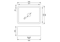 Copper Butler Sink - 635 mm