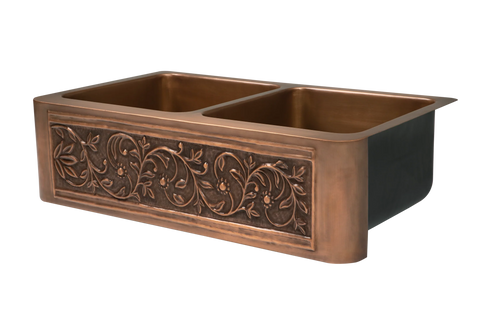 Copper Country Double Sink - 838mm