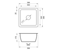 Copper Undermount Sink - Small