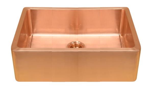 Shiny Copper Belfast Sink - 838 mm